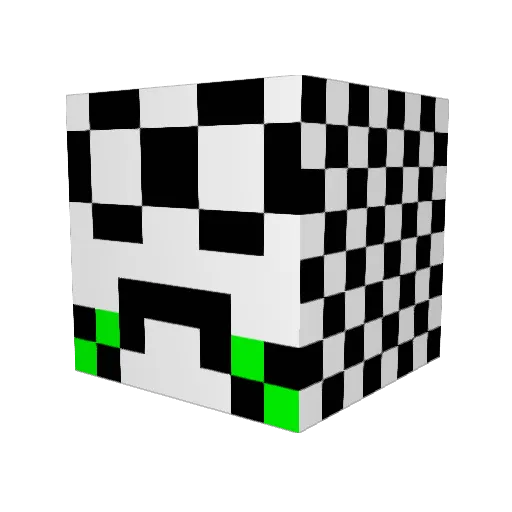 koda5088 Minecraft avatar head, 3D render