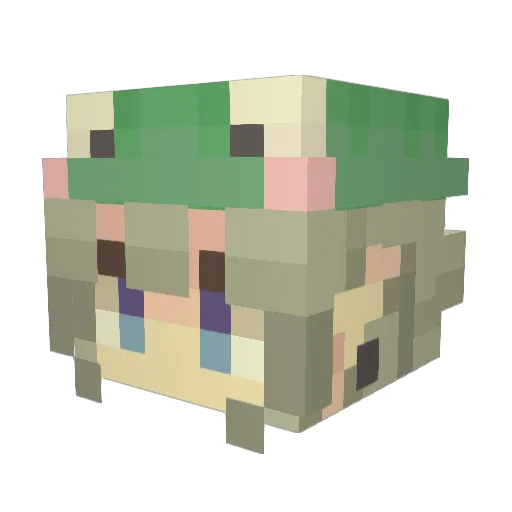 kodaelena Minecraft avatar head, 3D render