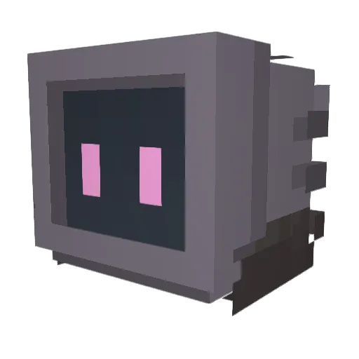 kodaglitch Minecraft avatar head, 3D render