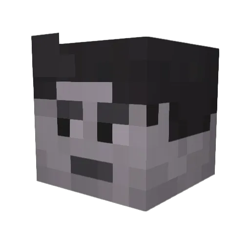 kodaisumio Minecraft avatar head, 3D render