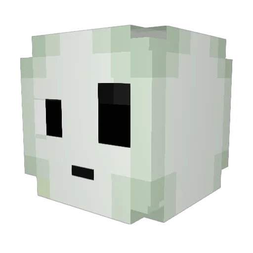kodamama Minecraft avatar head, 3D render
