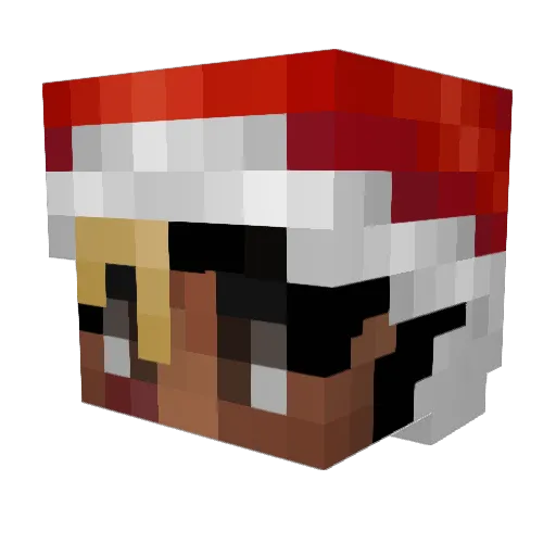 kodeinek Minecraft avatar head, 3D render