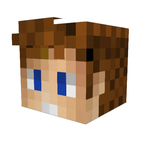 kodemode77 Minecraft avatar head, 3D render