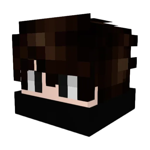 kodex1v1 Minecraft avatar head, 3D render