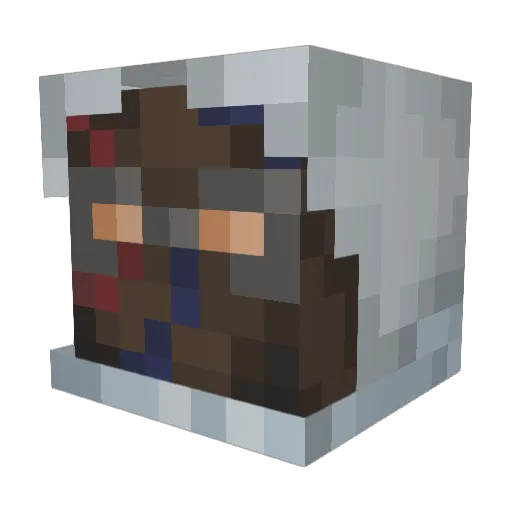 kodie747 Minecraft avatar head, 3D render