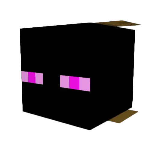 kodier Minecraft avatar head, 3D render