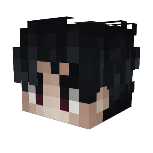 kodimem Minecraft avatar head, 3D render