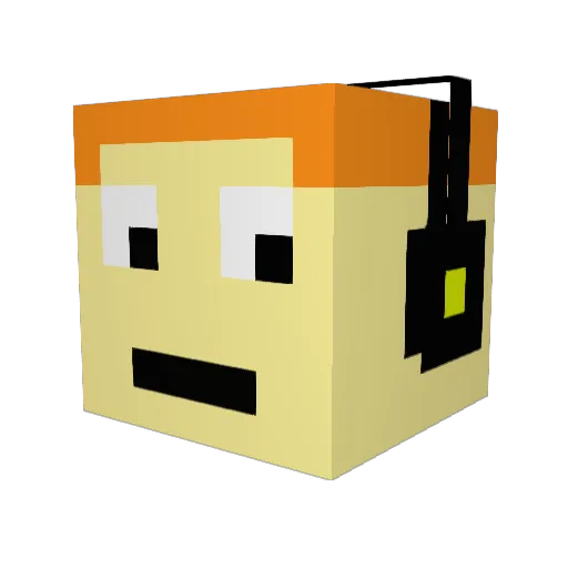 kodonnell204 Minecraft avatar head, 3D render