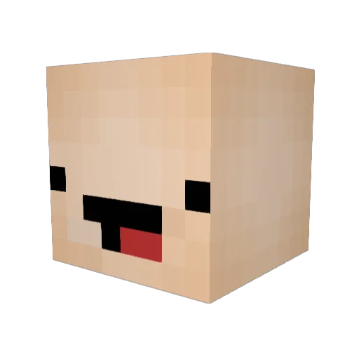 kodorfp Minecraft avatar head, 3D render