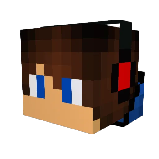 kodythepro Minecraft avatar head, 3D render