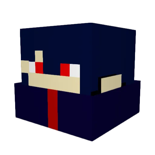 koekie_eter_2012 Minecraft avatar head, 3D render