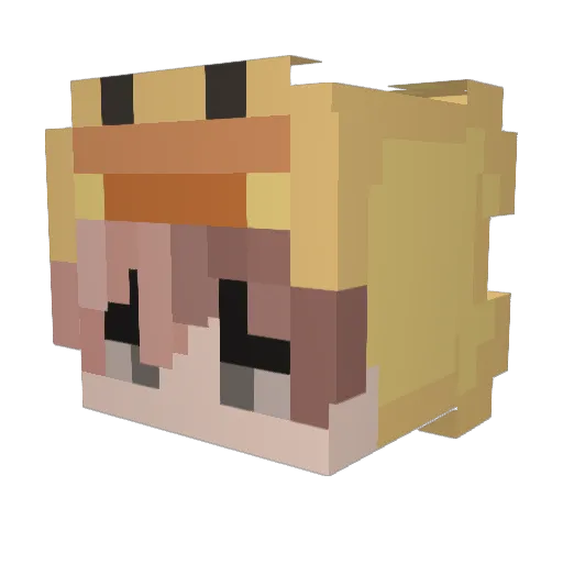 koekieman2 Minecraft avatar head, 3D render