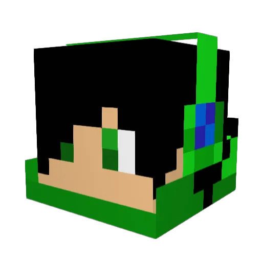koenigfrederik Minecraft avatar head, 3D render
