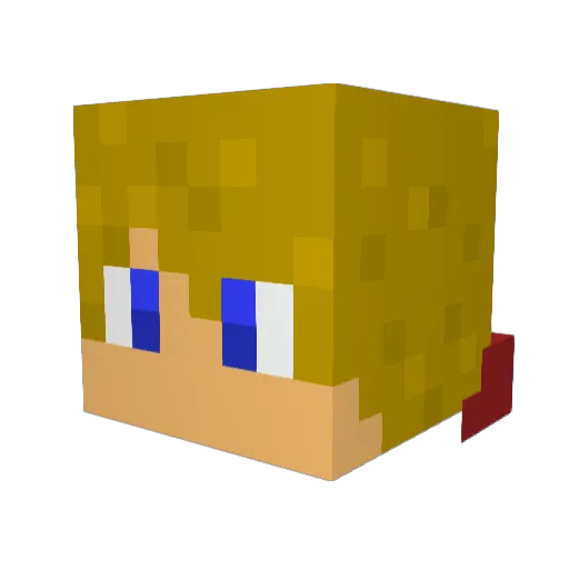 koenwijnans Minecraft avatar head, 3D render