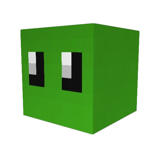 koeon Minecraft avatar head, 3D render