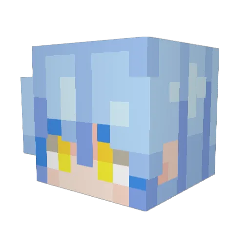koeterkadir Minecraft avatar head, 3D render