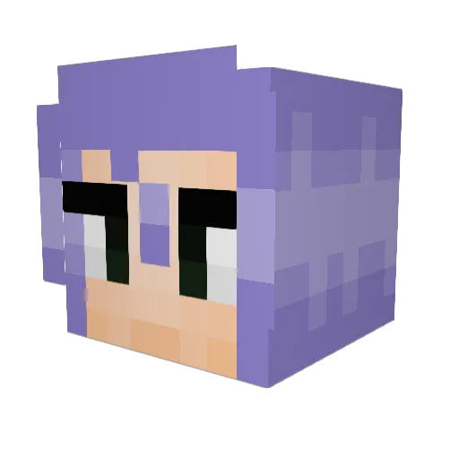 koevery Minecraft avatar head, 3D render