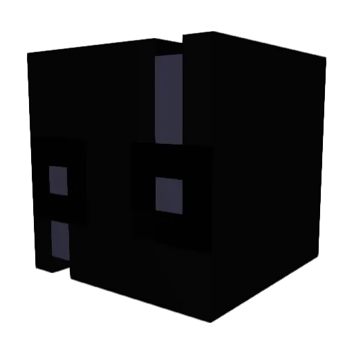 kofeinas Minecraft avatar head, 3D render