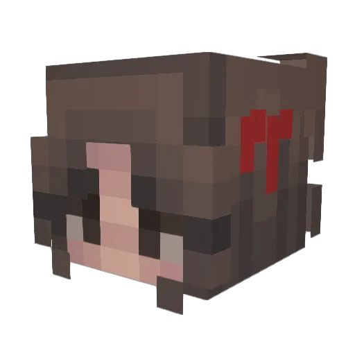 kogiee Minecraft avatar head, 3D render