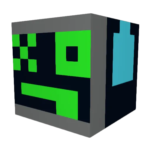 kogigr Minecraft avatar head, 3D render