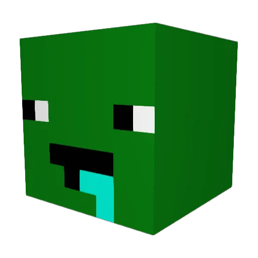 kogoyajuan Minecraft avatar head, 3D render