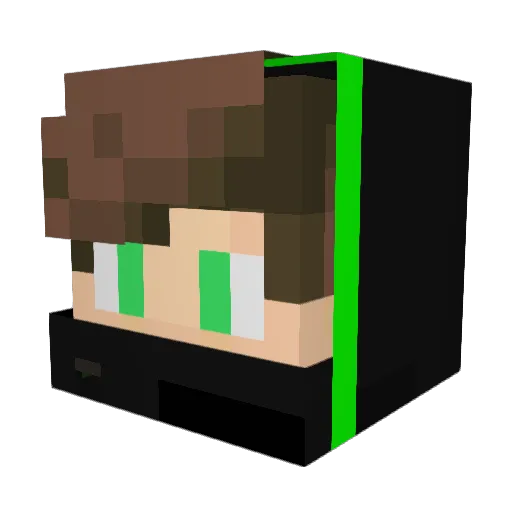 kohaaki123 Minecraft avatar head, 3D render
