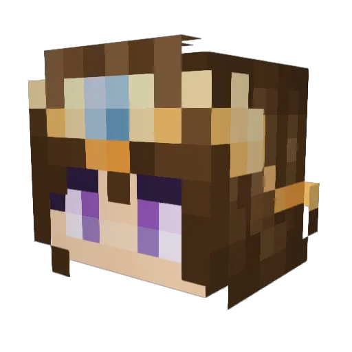 kohai646 Minecraft avatar head, 3D render