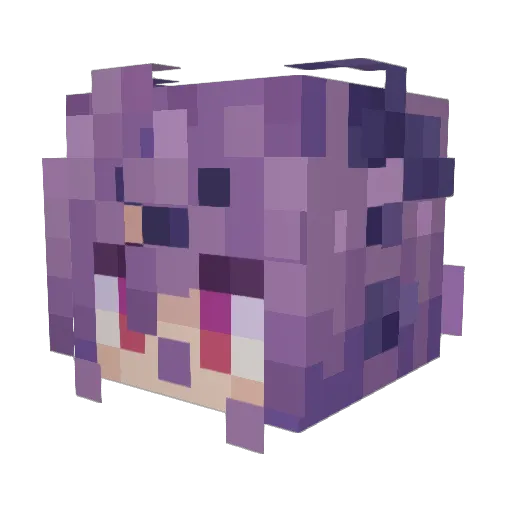kohakqn Minecraft avatar head, 3D render