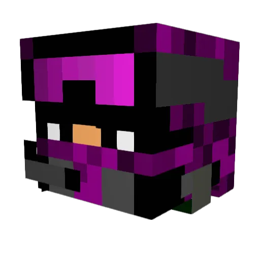 kohaku123 Minecraft avatar head, 3D render