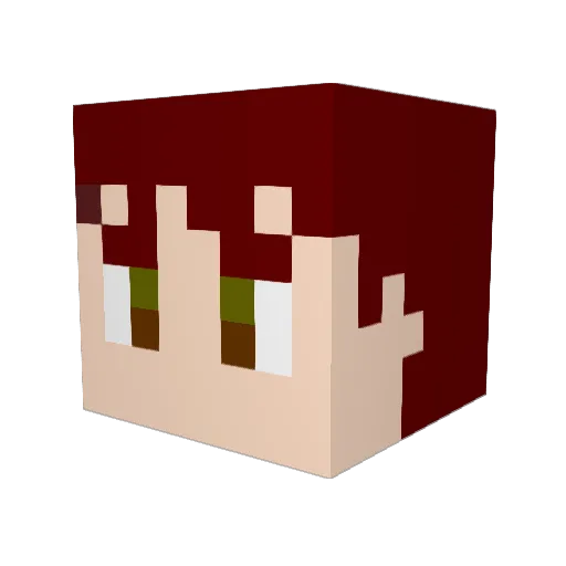 kohe3 Minecraft avatar head, 3D render