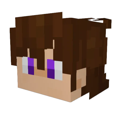 kohensadiva Minecraft avatar head, 3D render
