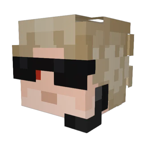kohilala Minecraft avatar head, 3D render