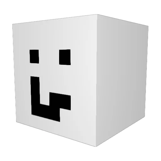 kohiph Minecraft avatar head, 3D render