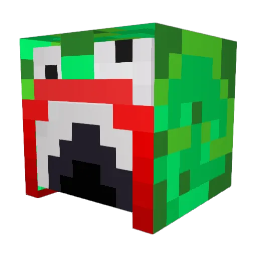 kohlsworld Minecraft avatar head, 3D render