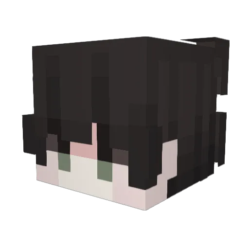 kohpin Minecraft avatar head, 3D render