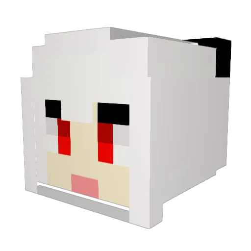 kohs0125 Minecraft avatar head, 3D render