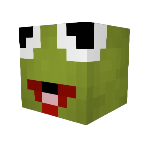 koidaboy Minecraft avatar head, 3D render
