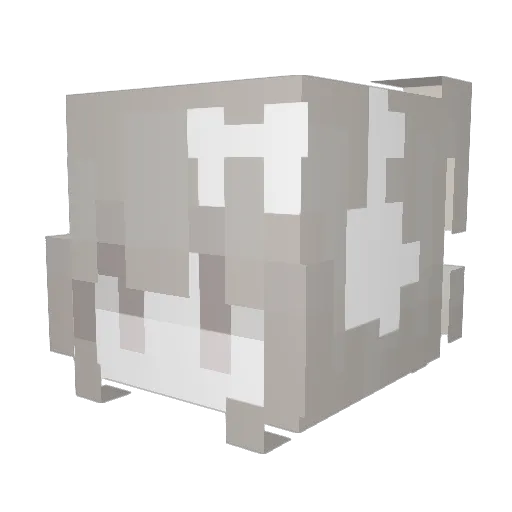 koifshh Minecraft avatar head, 3D render