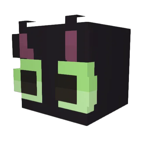 koiiFish_256 Minecraft avatar head, 3D render