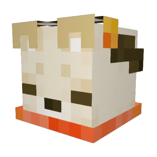 koijoys Minecraft avatar head, 3D render
