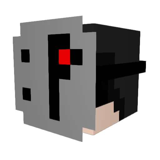 kojeawon Minecraft avatar head, 3D render