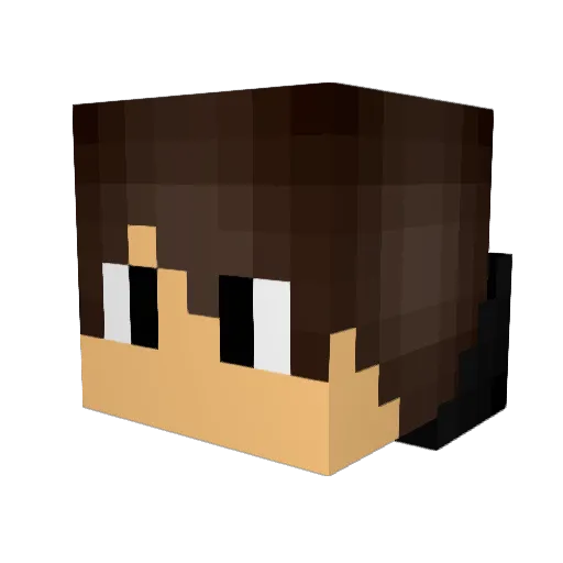 kojirou0429 Minecraft avatar head, 3D render