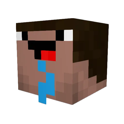 kojo5678 Minecraft avatar head, 3D render
