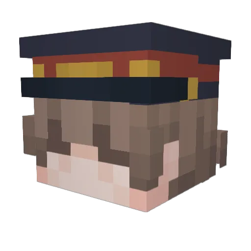 kokaina_1g Minecraft avatar head, 3D render