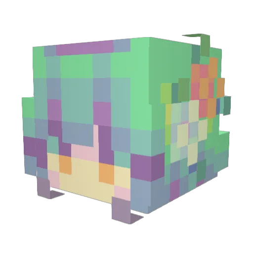 koki518 Minecraft avatar head, 3D render