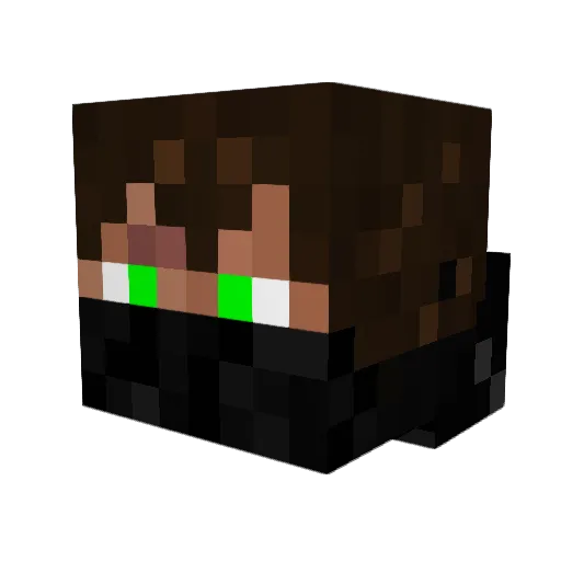 koki522 Minecraft avatar head, 3D render