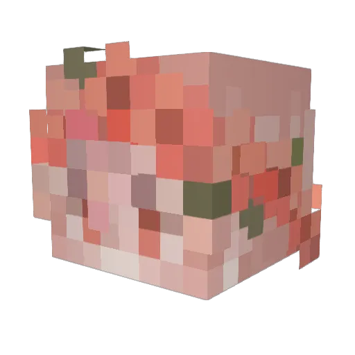 kokichi_bean Minecraft avatar head, 3D render