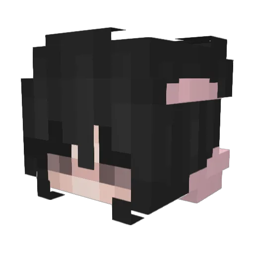 kokoa0912 Minecraft avatar head, 3D render