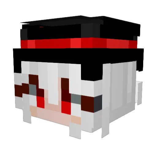 kokoa2201 Minecraft avatar head, 3D render