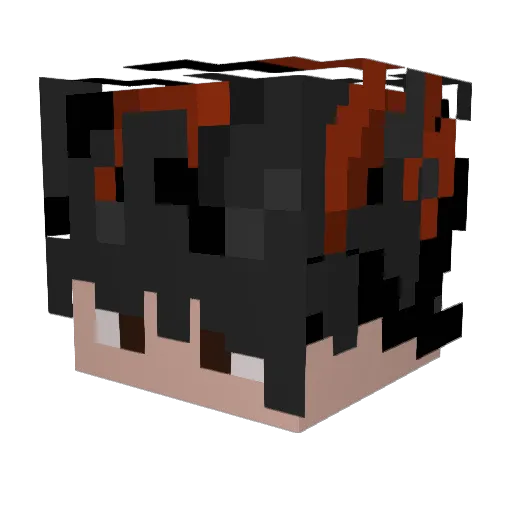 kokodzambo_ Minecraft avatar head, 3D render